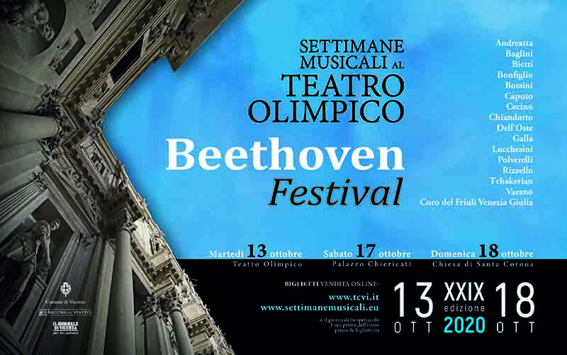 Le Settimane Musicali al Teatro Olimpico 2020 Beethoven Festival