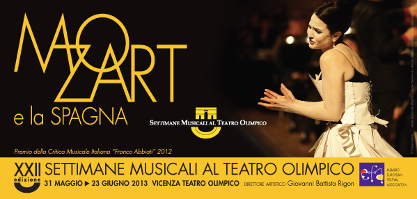 “Mozart e la Spagna”: ritornano le Settimane Musicali al Teatro Olimpico Vicenza