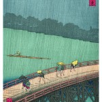 Utagawa Hiroshige: “Pioggia serale sul ponte Ohashi ad Atake”